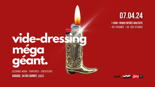 Un vide-dressing géant chez Garage à Lille