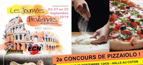 Journées Italiennes à Wittenheim : concours de pizzaiolo