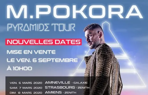 M Pokora rajoute 10 dates à sa tournée