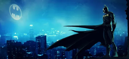 Le Bat Signal projeté sur les Champs Elysées