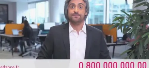 Camille Combal parodie la pub Comme J'aime pour DALS 10