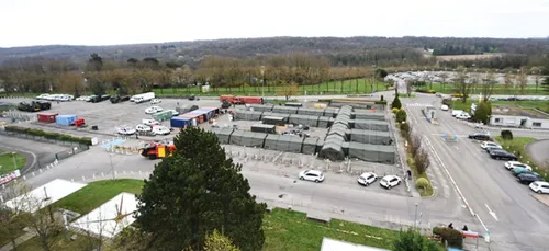 L'hôpital de campagne à Mulhouse se déploie