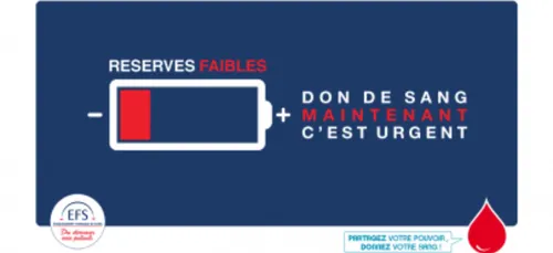 La collecte du sang doit se poursuivre