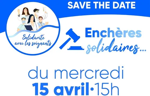 "Solidarité avec le soignants" : une mise aux enchères de lots de...