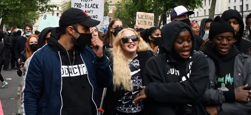 Madonna a manifesté à Londres ce week-end