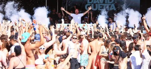 David Guetta en plein bonheur à Las Vegas (vidéo)