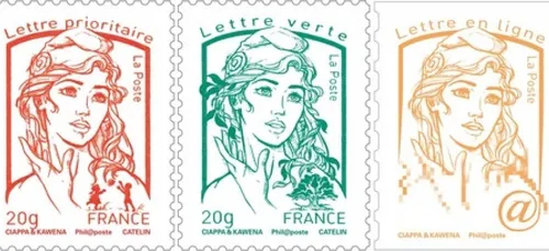 France : FranÃ§ois Hollande dÃ©voile le visage du nouveau timbre...