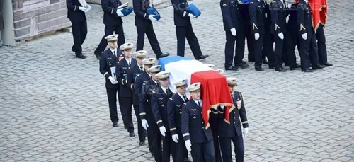 Hommage national aux morts d'Albacete aux Invalides