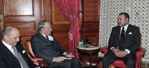 Maroc-France: Rencontre entre le Roi Mohammed VI et Laurent Fabius...