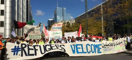 Une marche de soutien aux rÃ©fugiÃ©s rÃ©unit 15 000 personnes Ã ...
