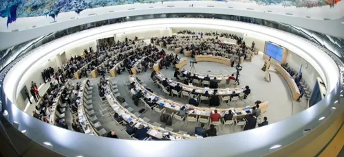 Mahmoud Abbas au Conseil des droits de l'Homme de l'ONU le 28 octobre