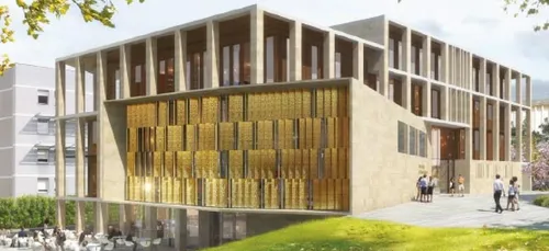 Lyon : Bernard Cazeneuve pose la premiÃ¨re pierre de l'Institut...