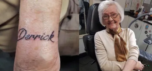 A 82 ans, elle se fait tatouer pour la première fois