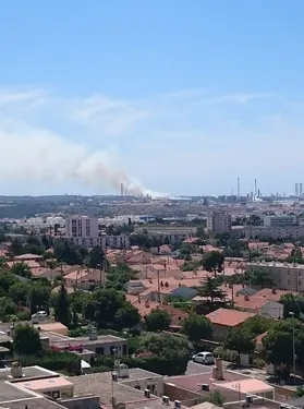 Martigues : un incendie près de la centrale EDF