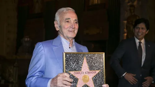 Aznavour va avoir son étoile sur le "Walk of Fame" d'Hollywood