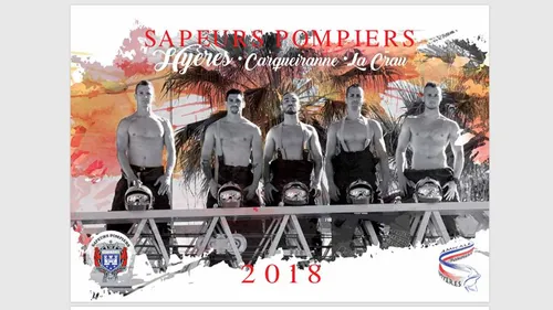 Hyères : les pompiers tombent le haut pour le calendrier