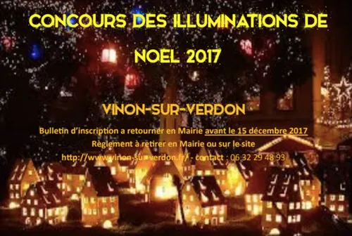 Vinon-sur-Verdon : la mairie lance un concours d'illuminations !