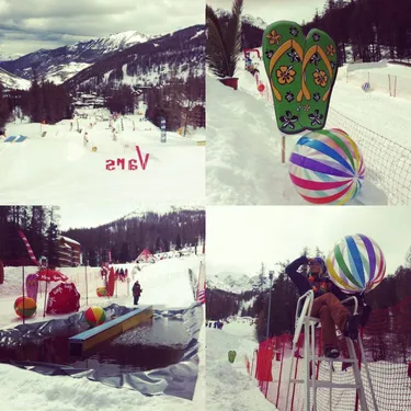 Vars : une plage s'installe à 2000 mètres d'altitude !