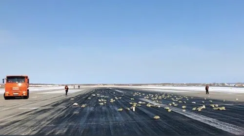 Un avion perd sa cargaison... de lingots en décollant !