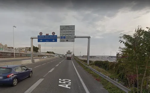 Marseille : un motard tué, la circulation sur l'A55 perturbée