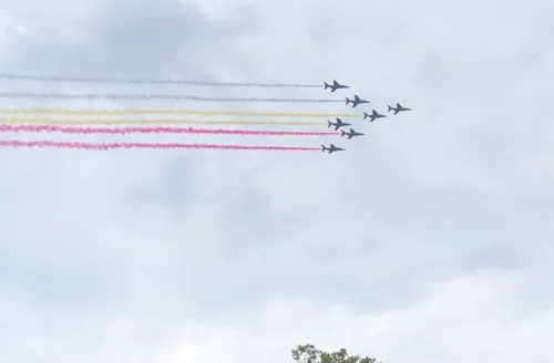 La Belgique réussit son défilé aérien et chambre la France