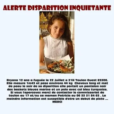Toulon : appel à témoins après disparition inquiétante d'une ado