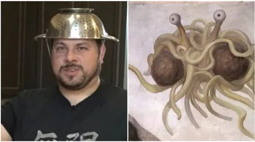 Une adepte du "pastafarisme" veut apparaître avec une passoire sur...