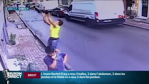 Un ado sauve une petite fille tombée d'un immeuble