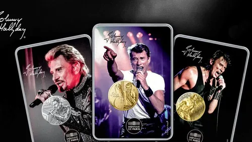 Des pièces à l'effigie de Johnny