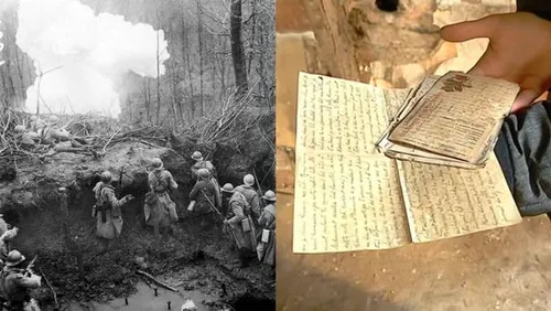 Les belles lettres d’amour d’un poilu à son épouse retrouvées dans...
