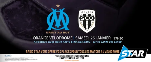 Gagnez vos places OM / ANGERS
