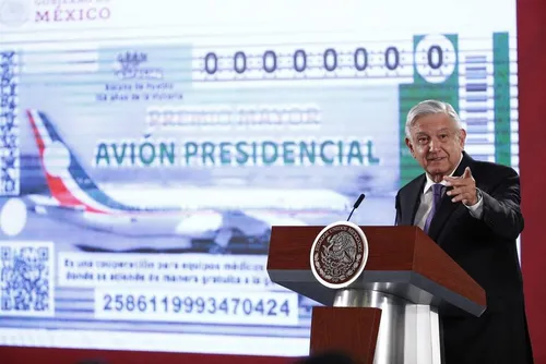 Le président mexicain va offrir son Boeing 787 grâce à une loterie...