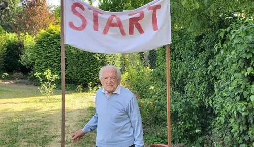A 103 ans, il fait un marathon pour la recherche contre le Covid-19
