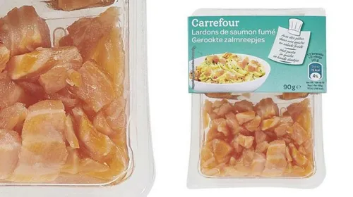 Des lardons de saumon des marques U, Casino et Carrefour rappelés...