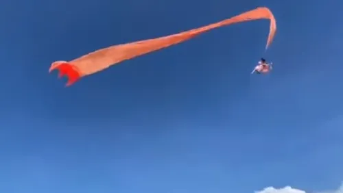 Une fille de 3 ans projetée dans les airs par un cerf-volant à Taïwan