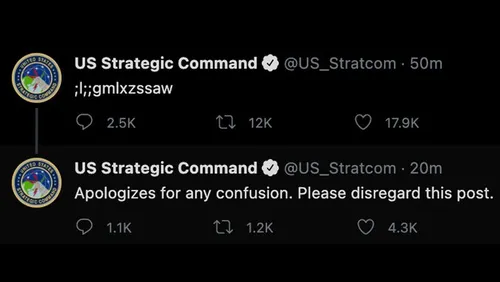 Un enfant s’empare du compte Twitter du commandement des armes...