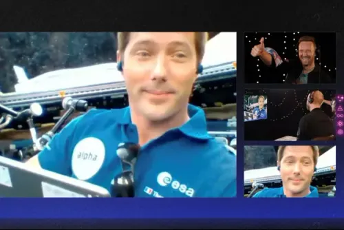 Depuis l’espace, Thomas Pesquet diffuse en premier le nouveau titre...