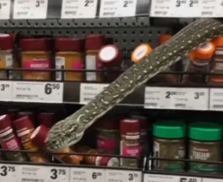 Australie : une femme se retrouve face à face avec un serpent de...