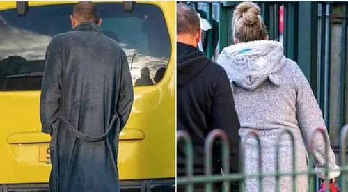 Les parents arrivent en pyjama pour déposer les enfants à l’école,...