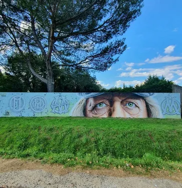 Une fresque hommage à René Malleville