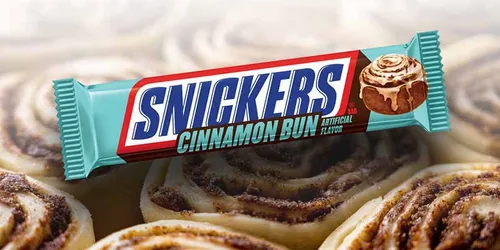 Snickers invente une barre façon "cinnamon roll"