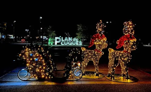 Plan-de-Cuques : le village de Noël en mode nocturne