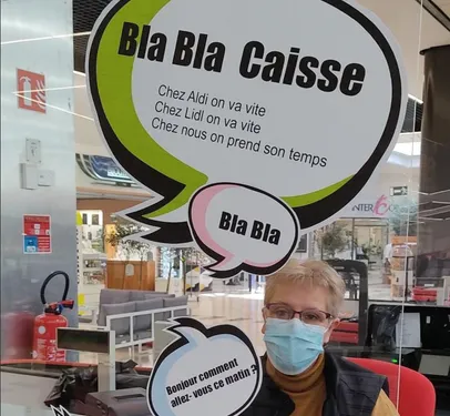 Des "bla bla caisses" pour papoter tranquille au suupermarché
