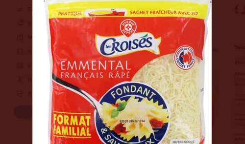 Rappel de produits : des paquets de gruyère râpé Leclerc pourraient...