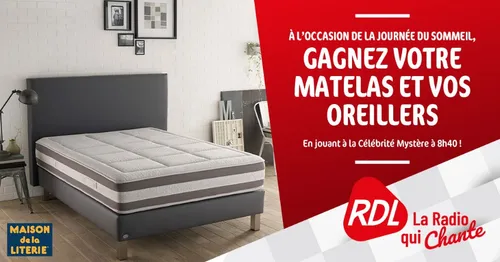 Gagnez votre matelas et vos oreillers sur RDL !