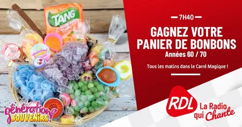 GAGNEZ VOTRE PANIER DE BONBONS Années 60/70 sur RDL !