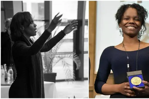 La guadeloupéenne Marielle Cafafa, première cheffe d’orchestre...