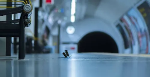 Un combat de souris dans le métro élu meilleure photo animalière