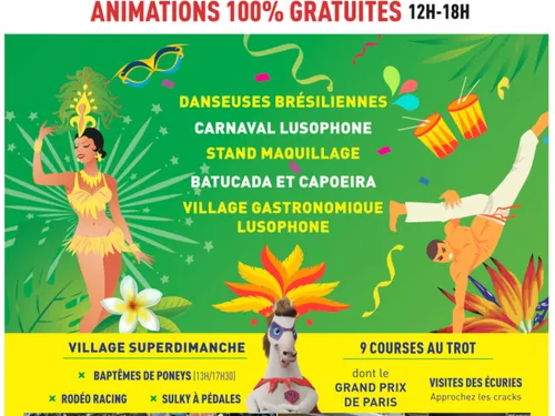 Fête 100% Brasil à l’hippodrome de Vincennes