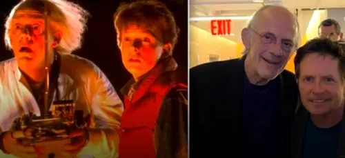 Les retrouvailles de « Doc et Marty » 35 ans après la sortie de «...